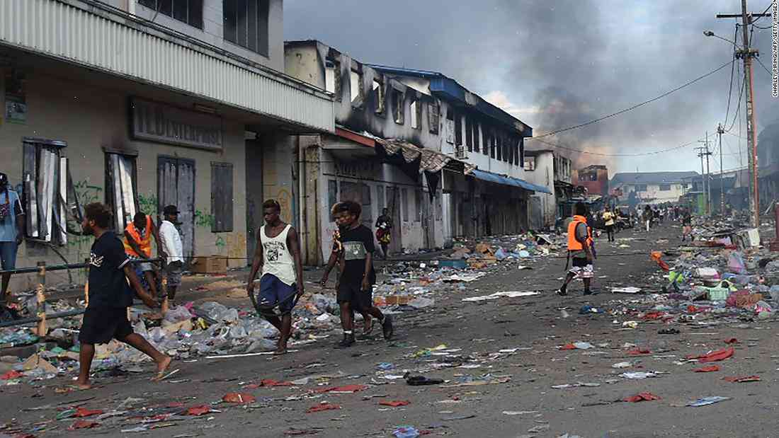 Three people found dead after riots in New Zealand’s Solomon Islands
